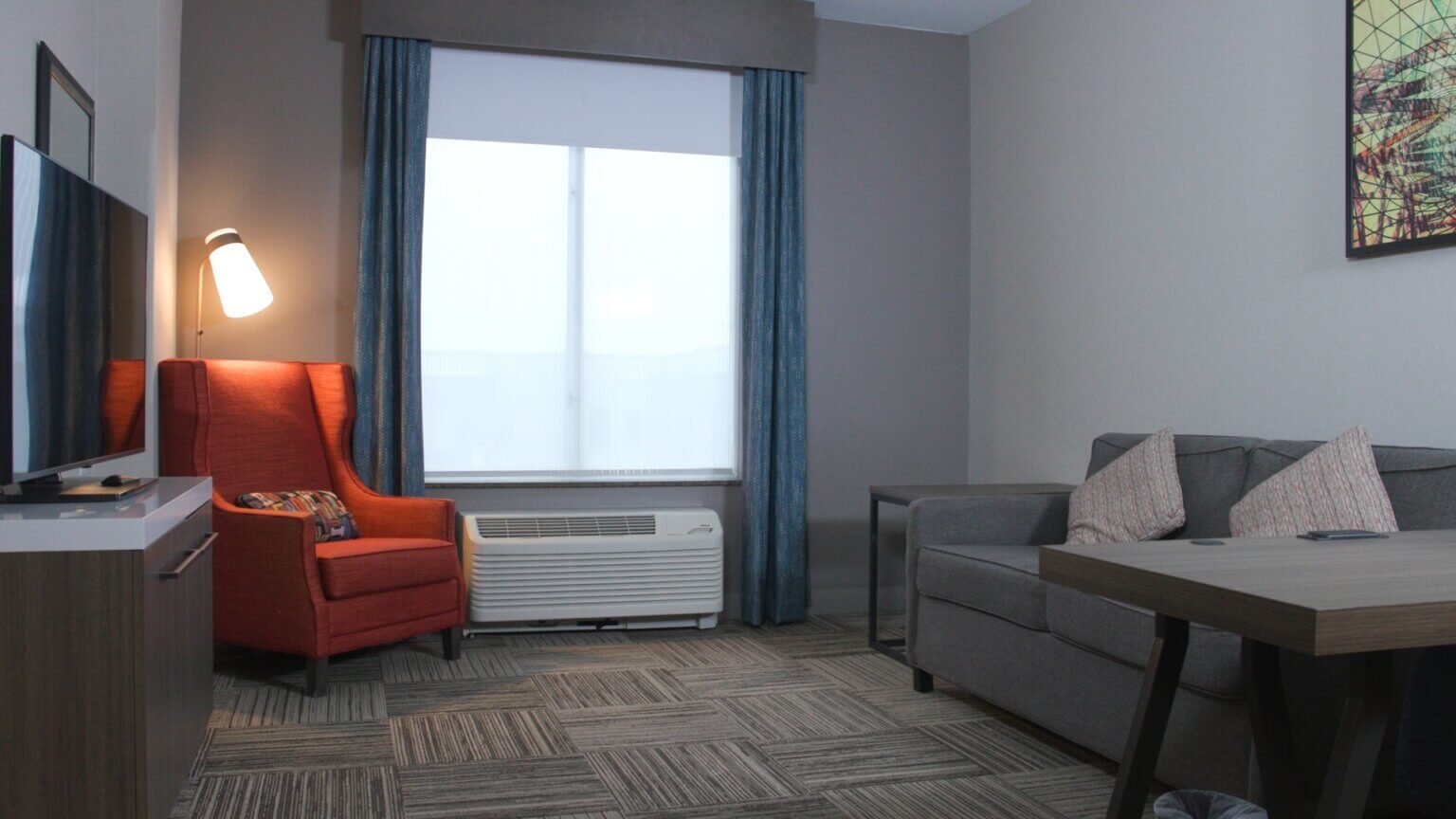 Hotel room after renovation